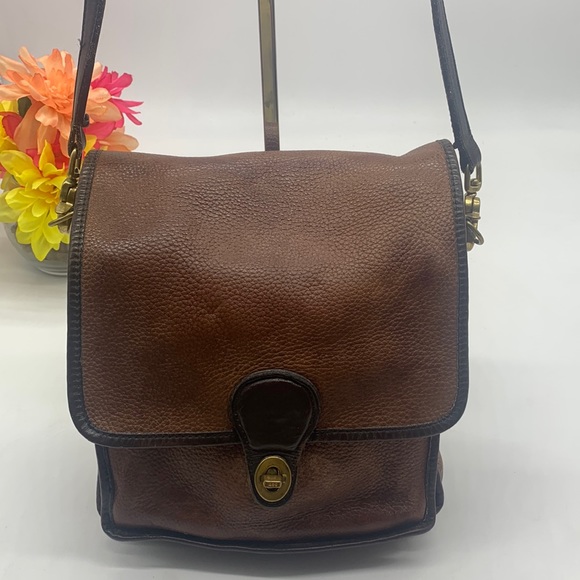 Mitchell Handbags - Mitchell Vintage Brown Leather crossbody bag BRN4209